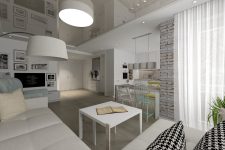 Unico Wnętrze Zamość, Wnętrza prywatne, Mieszkanie w Zamościu – projekt