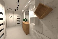 Unico Wnętrze Zamość, Wnętrza prywatne, Dom w Chełmie – projekt salonu i holu